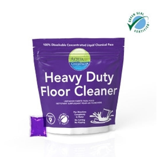 Aqua Chempacs Heavy Duty Floor Cleaner, 1 x 1 each Case - Cleaners & Sanitizers