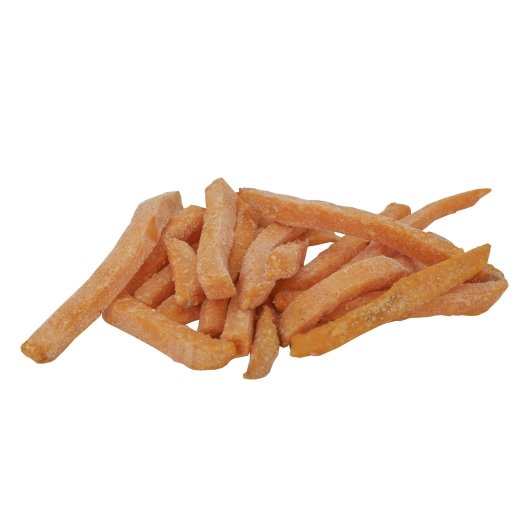 Sweet Sensations 3/8 X 3/8 STRAIGHT CUT SWEET POTATO FRIES, 6 x 2.5 lb Case - GS1 product shown out of package