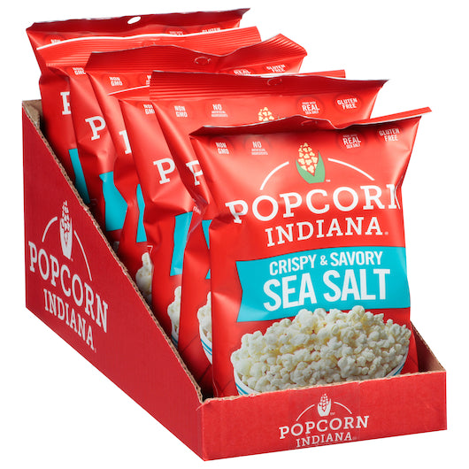 Popcorn Indiana Crispy And Savory Sea Salt, 6 x 1.1 oz Case - DOT product image 4