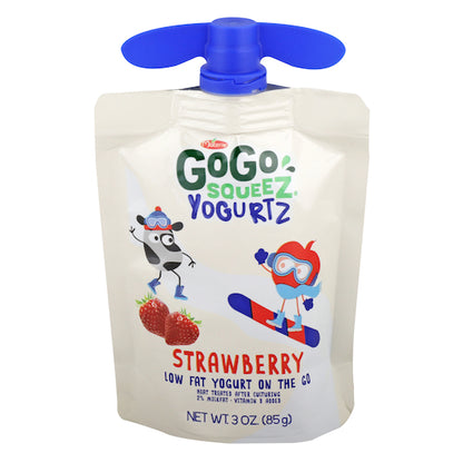Materne GOGO SQUEEZ STRAWBERRY YOGURT, 6 x 10 x 3 oz Case - DOT product image 4