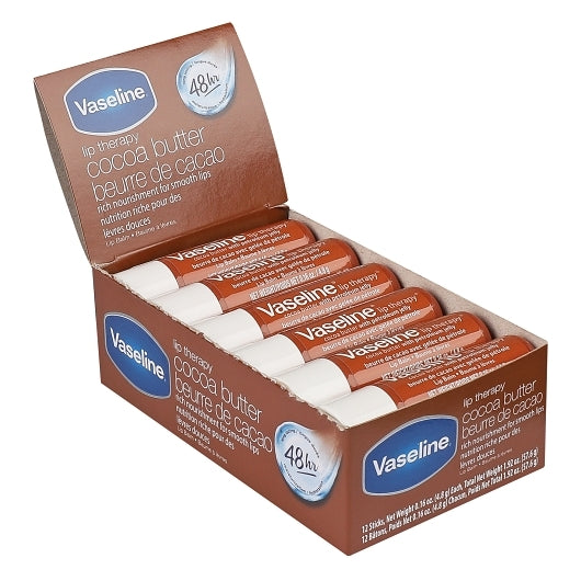 Vaseline Cocoa Lip Single, 6 x 12 x 0.16 oz Case - Health & Personal Care