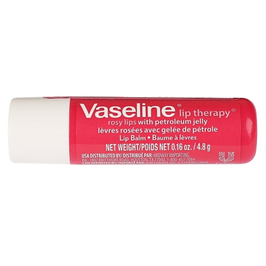 Vaseline Rosy Lip Single, 6 x 12 x 0.16 oz Case - Health & Personal Care - image 2