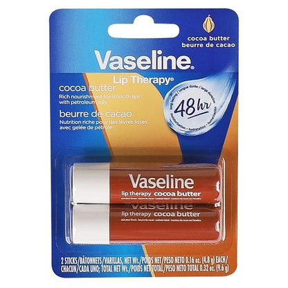 Vaseline Cocoa Lip Twin Pack, 2 x 10 x 0.32 oz Case - Health & Personal Care - image 2