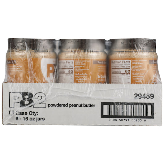 PB2 Foods THE ORIGINAL POWDERED PEANUT BUTTER, 6 x 16 oz Case - DOT product image 4