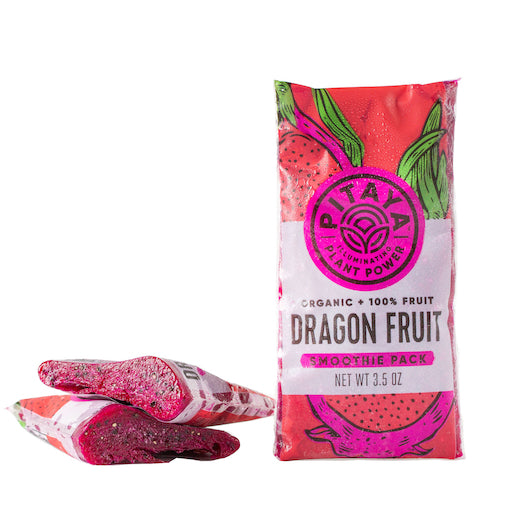 Pitaya Plus Dragonfruit Smoothie Pack Foodservice, 60 x 100 GR Case - Frozen Fruit