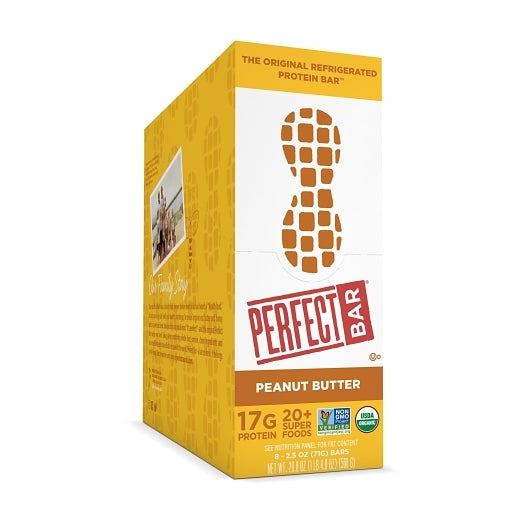 Perfect Bar Peanut Butter Bar, 16 x 2.5 oz Case - Snack Bars & Granola Bars