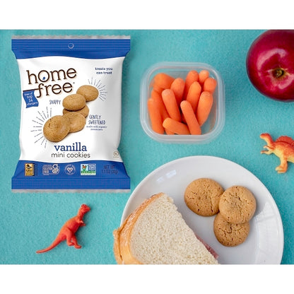 Homefree Vanilla Mini Cookies Single Serve, 30 x 1.1 oz Case - DOT product image 5