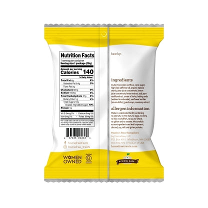 Homefree Gluten-Free Mini Cookies Lemon Burst, 10 x 1 oz Case - DOT product image 2
