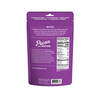 Pecan Nation Maple Pecans, 6 x 4 oz Case - Nuts & Seeds - image 2