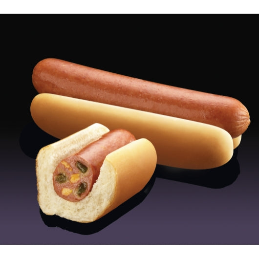 Nathans Famous Jalapeno 5:1 Jalapeno & Cheese Frank, 1 x 100 each Case - DOT product image 2