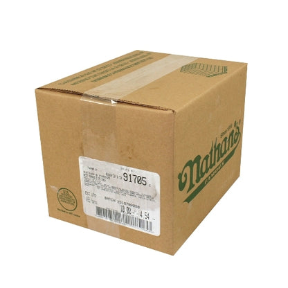 Nathans Famous Beef 3.5 Inch Beef Slider Dog, 1 x 106 each Case - DOT product image 3