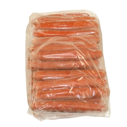 Nathans Famous 7:1 6.75 Inch Skinless Beef Frank, 1 x 70 each Case - Frozen Meat & Seafood