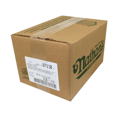 Nathans Famous 8:1 6 Inch Skinless Beef Frank, 1 x 80 each Case - DOT product image 3