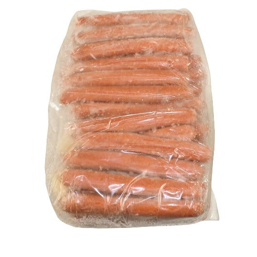 Nathans Famous 10:1 6 Inch Skinless Beef Frank, 1 x 100 each Case - Frozen Meat & Seafood