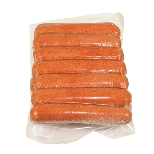Nathans Famous 4:1 6 Inch Skinless Beef Frank, 1 x 40 each Case - Frozen Meat & Seafood