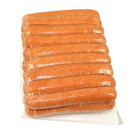 Nathans Famous 5:1 6.75 Inch Skinless Beef Frank, 1 x 50 each Case - Frozen Meat & Seafood