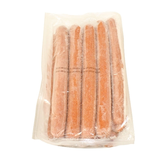 Nathans Famous 2:1 12 Inch Skinless Beef Frank, 1 x 20 each Case - Frozen Meat & Seafood