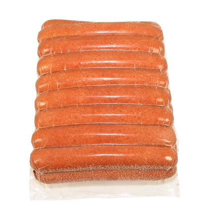 Nathans Famous 5:1 7 Inch Skinless Beef Frank, 1 x 50 each Case - Frozen Meat & Seafood