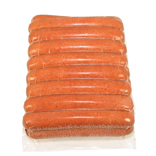 Nathans Famous 5:1 7 Inch Skinless Beef Frank, 1 x 50 each Case - Frozen Meat & Seafood