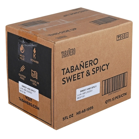 Tabanero Sweet & Spicy Hot Sauce Case, 12 x 5 fl oz Case - Condiments & Sauces - image 2