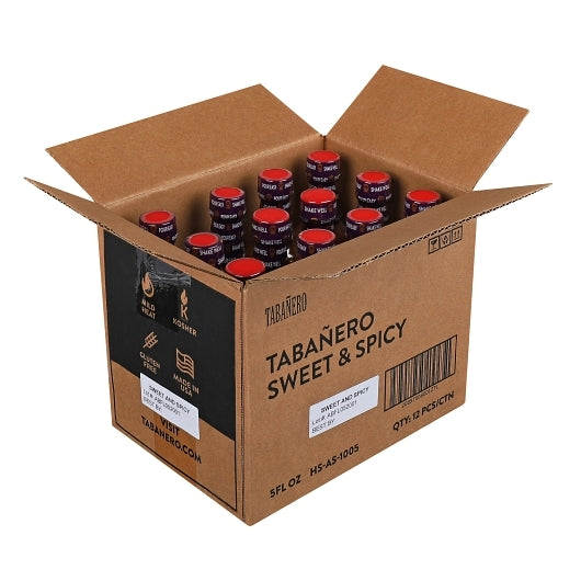 Tabanero Sweet & Spicy Hot Sauce Case, 12 x 5 fl oz Case - Condiments & Sauces