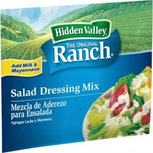Hidden Valley Original Ranch Dry Dressing Mix, 8 Ounce -- 12 per case.