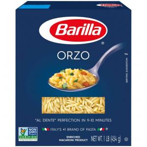 Barilla Semolina & Durum Wheat Orzo Pasta (16 Ounces - 16 Case)