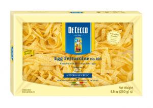 De Cecco Durum Wheat Semolina & Eggs Pasta Fettuccini (8.8 Ounces, Pack Of 12)