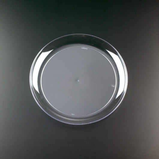 Clear Ware 9 Inch Dinner Plate Clear, 10 x 10 x 25 ct Case - Plates Bowls