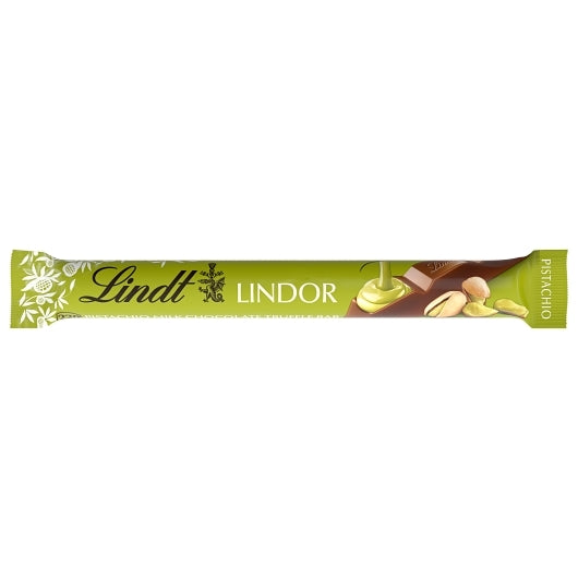 Lindt Pistachio Milk Chocolate Truffle Stick Vertical Tray, 8 x 24 x 1.3 oz Case - Nuts & Seeds