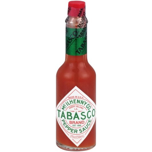 Tabasco Pepper Sauce Hot Sauce Bottle, 24 x 2 fl oz Case - Condiments & Sauces