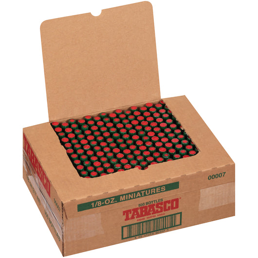 Tabasco Miniature Pepper Hot Sauce Single Serve, 500 x 0.125 fl oz Case - DOT product image 4