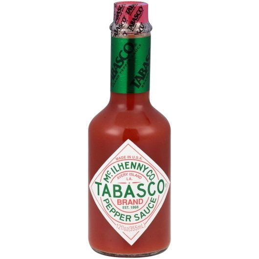 Tabasco Pepper Sauce Hot Sauce Bottle, 12 x 12 fl oz Case - Condiments & Sauces