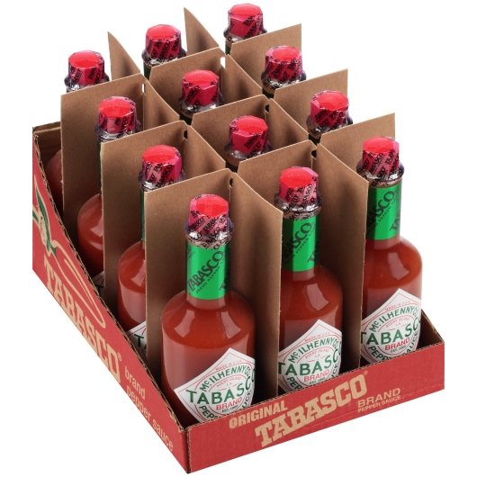 Tabasco Pepper Sauce Hot Sauce Bottle, 12 x 12 fl oz Case - DOT product image 4