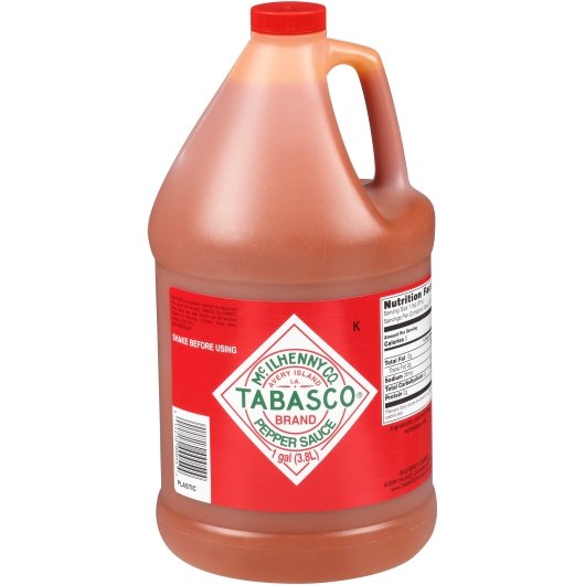 Tabasco Pepper Sauce Hot Sauce Bulk, 4 x 1 GA Case - DOT product image 2