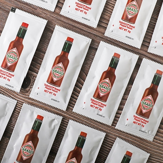 Tabasco Pepper Sauce Portion Pack Hot Sauce Single Serve, 200 x 3 ML Case - DOT product image 3