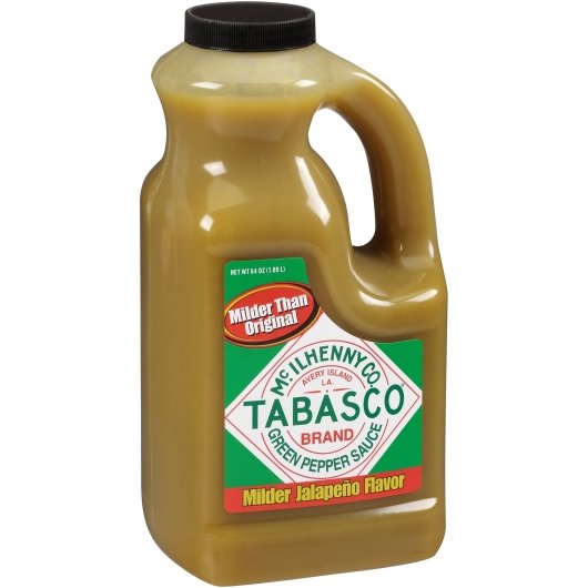 Tabasco Green Pepper Hot Sauce Bulk, 2 x 0.5 GA Case - DOT product image 2