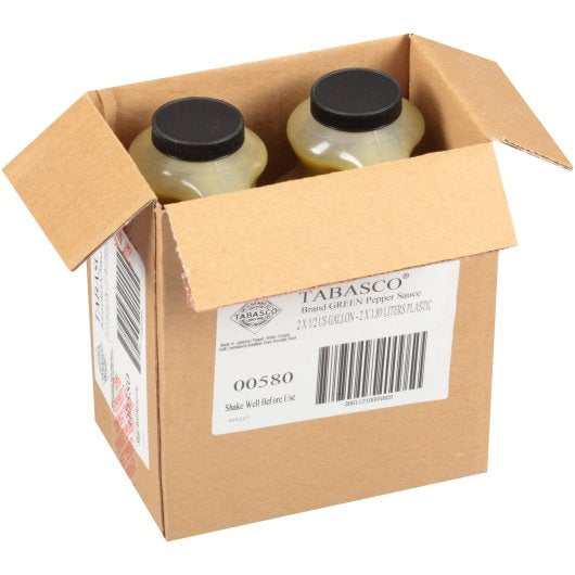Tabasco Green Pepper Hot Sauce Bulk, 2 x 0.5 GA Case - DOT product image 5