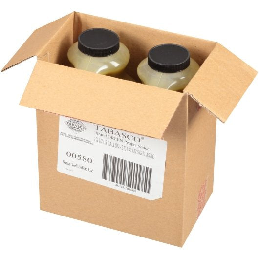 Tabasco Green Pepper Hot Sauce Bulk, 2 x 0.5 GA Case - DOT product image 6