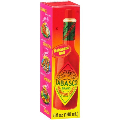 Tabasco Habanero Pepper Hot Sauce Bottle, 12 x 5 fl oz Case - DOT product image 2