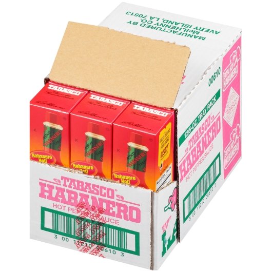 Tabasco Habanero Pepper Hot Sauce Bottle, 12 x 5 fl oz Case - DOT product image 7