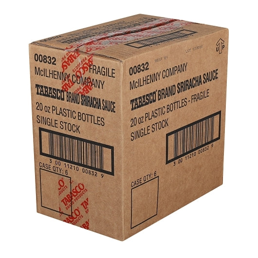 Tabasco Sriracha Hot Sauce Bottle, 6 x 20 oz Case - DOT product image 5