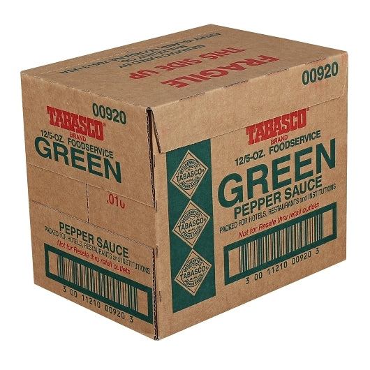 Tabasco Green Pepper Hot Sauce Bottle, 12 x 5 fl oz Case - DOT product image 6