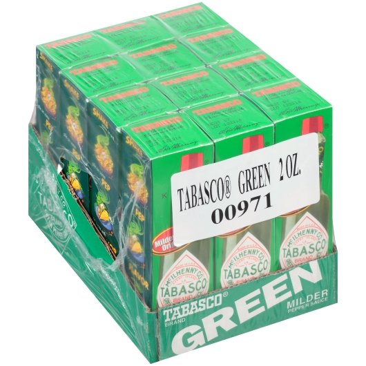 Tabasco Green Pepper Sauce Bottle, 12 x 2 fl oz Case - DOT product image 7