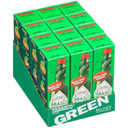 Tabasco Green Pepper Sauce Bottle, 12 x 2 fl oz Case - DOT product image 5