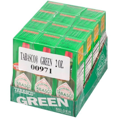 Tabasco Green Pepper Sauce Bottle, 12 x 2 fl oz Case - DOT product image 8