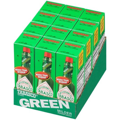 Tabasco Green Pepper Sauce Bottle, 12 x 2 fl oz Case - DOT product image 6