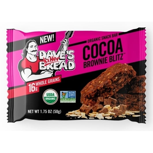 Dave's Killer Bread Cocoa Brownie Blitz Bar, 6 x 7 oz Case - Bakery & Desserts