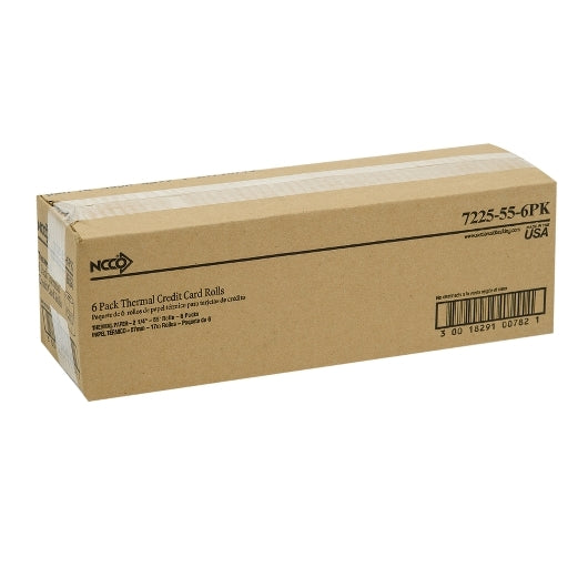 NCCO Register Roll Thermal 1 Ply White 2.25x55, 1 x 60 RL Case - Guest Checks & Register Rolls