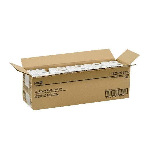 NCCO Register Roll Thermal 1 Ply White 2.25x55, 1 x 60 RL Case - Guest Checks & Register Rolls - image 2